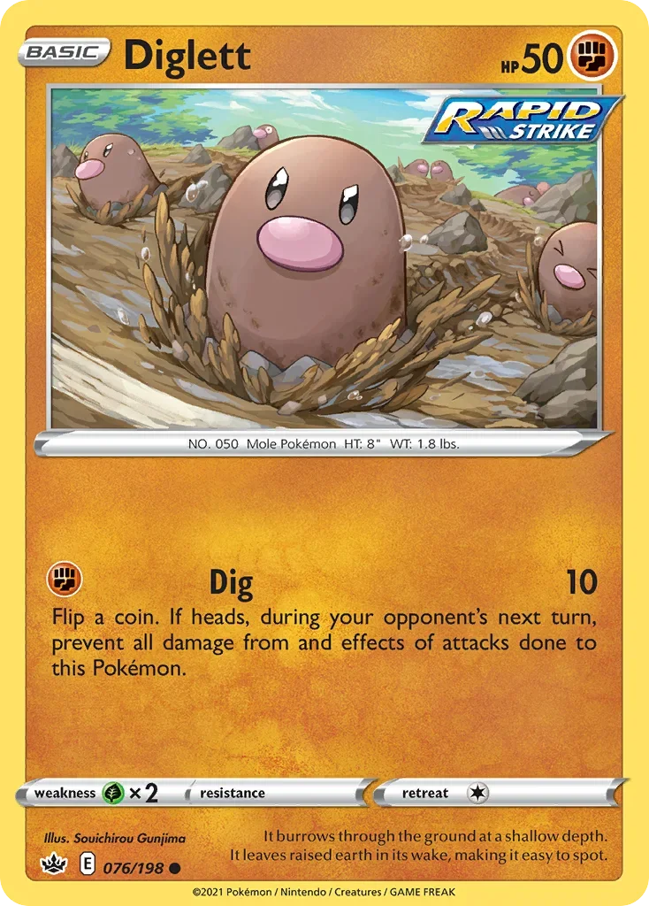 076/198 from Chilling Reign Common Pokemon Card