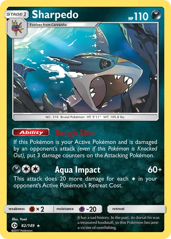 82/149 from Sun & Moon Base Holo Rare Pokemon Card