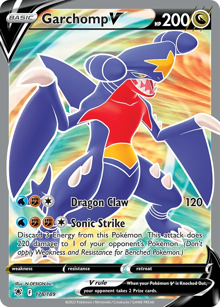 178/189 from Astral Radiance Full Art Pokemon Card