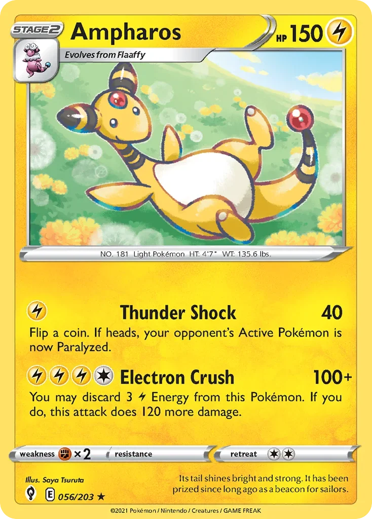 056/203 from Evolving Skies Rare Pokemon Card