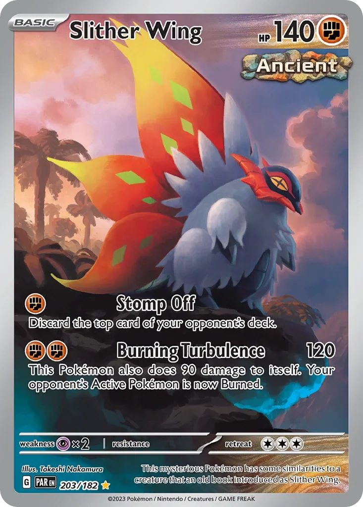 203/182 from Paradox Rift Illustration Rare Pokemon Card