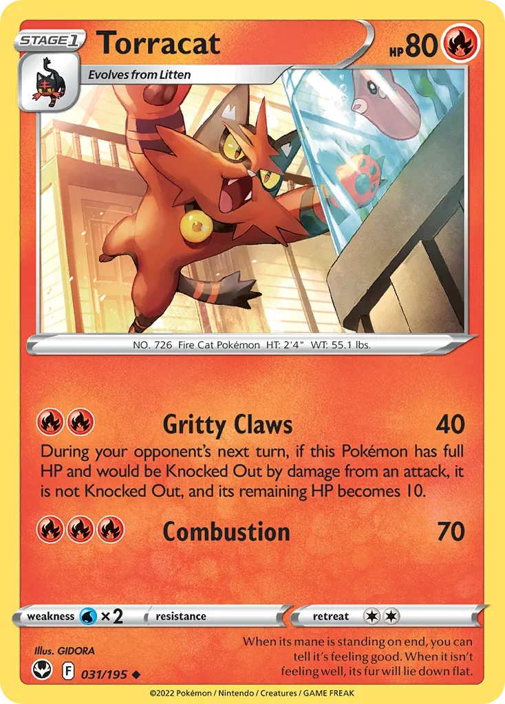 031/195 from Silver Tempest Uncommon Pokemon Card