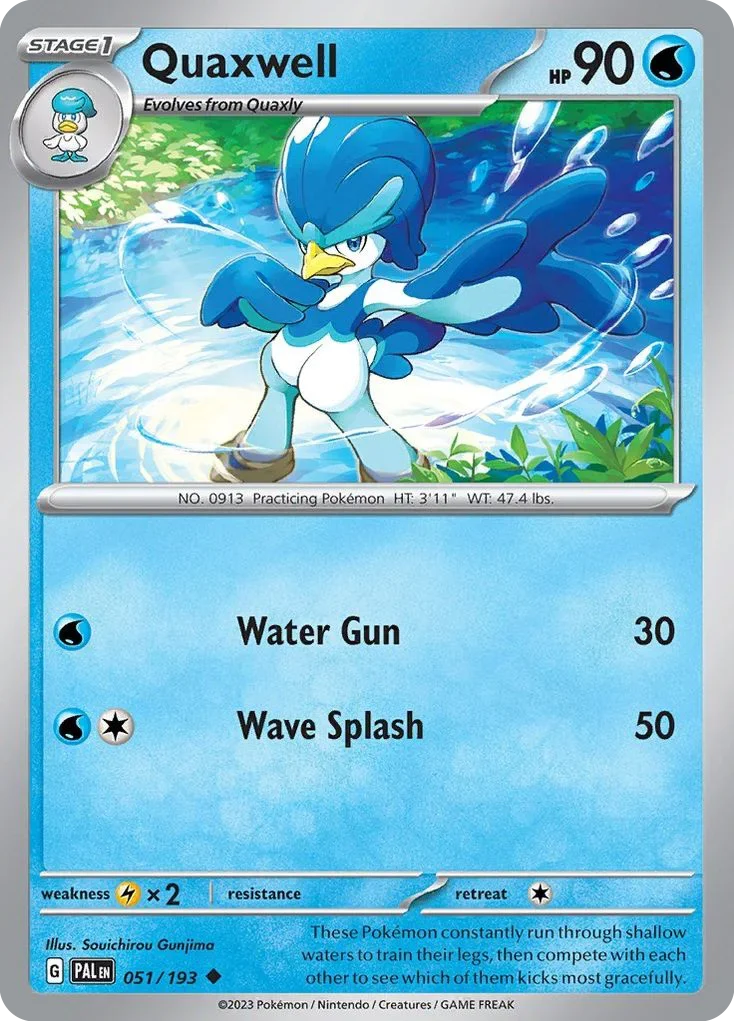051/193 from Paldea Evolved Uncommon Pokemon Card