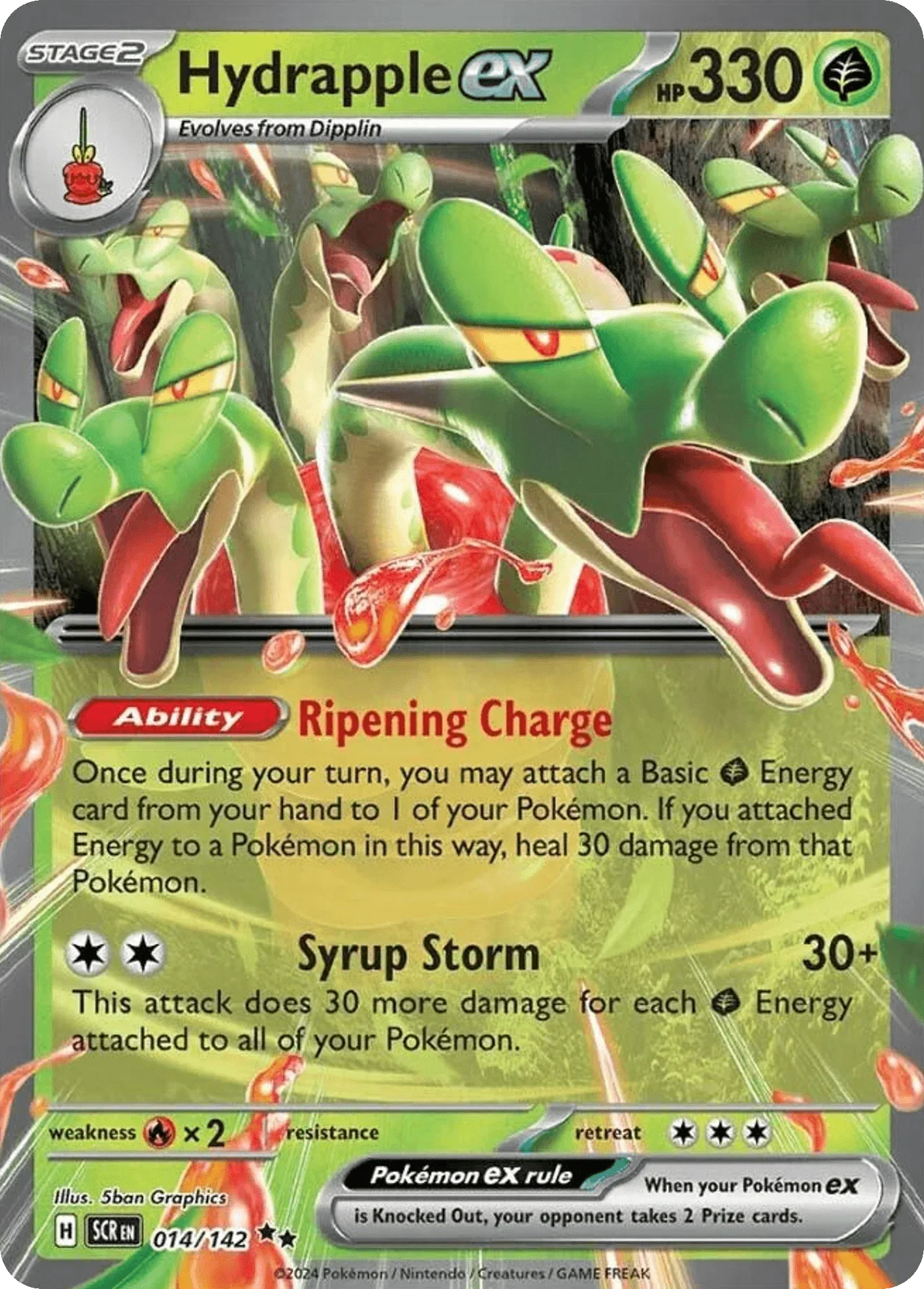 014/142 from Stellar Crown Card List Double Rare Pokemon Card