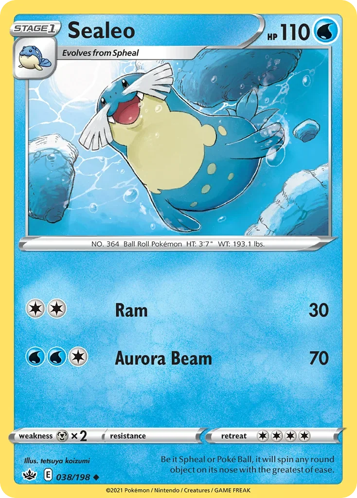 038/198 from Chilling Reign Uncommon Pokemon Card