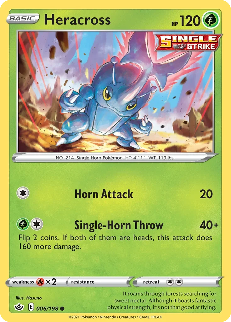 006/198 from Chilling Reign Common Pokemon Card