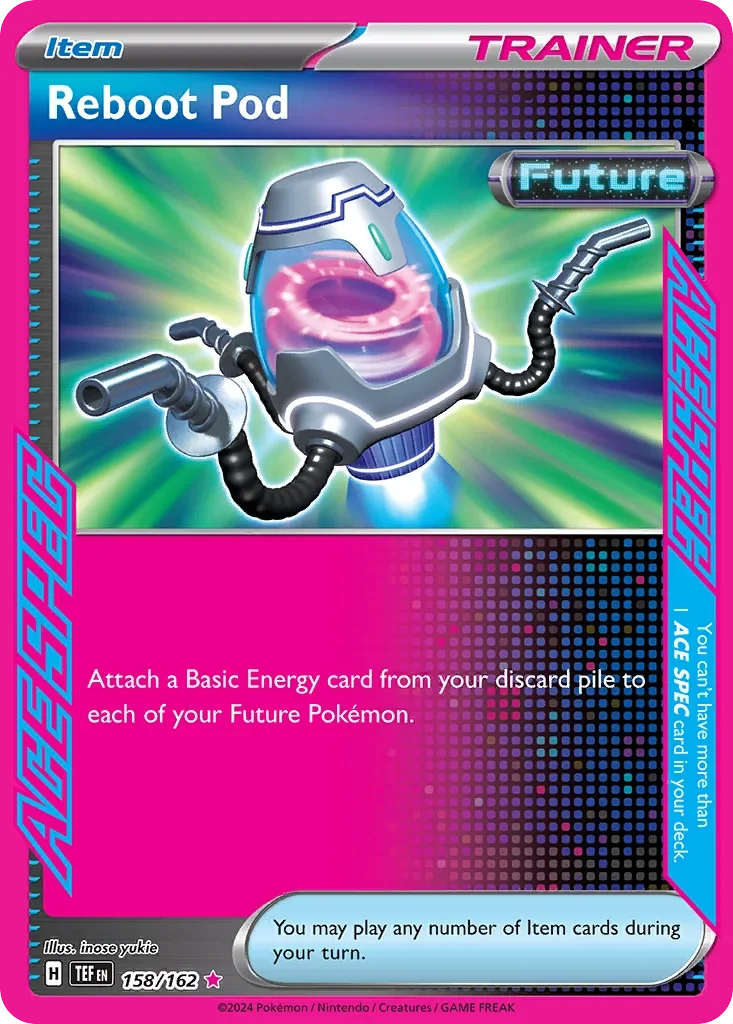 158/162 from Temporal Forces ACE SPEC Rare Pokemon Card