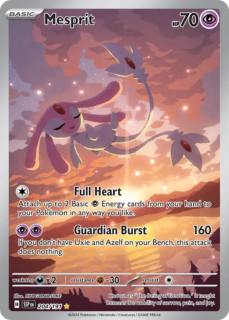 204/191 from Surging Sparks Card List Illustration Rare Pokemon Card