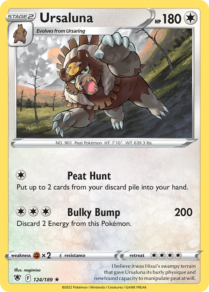 124/189 from Astral Radiance Rare Pokemon Card