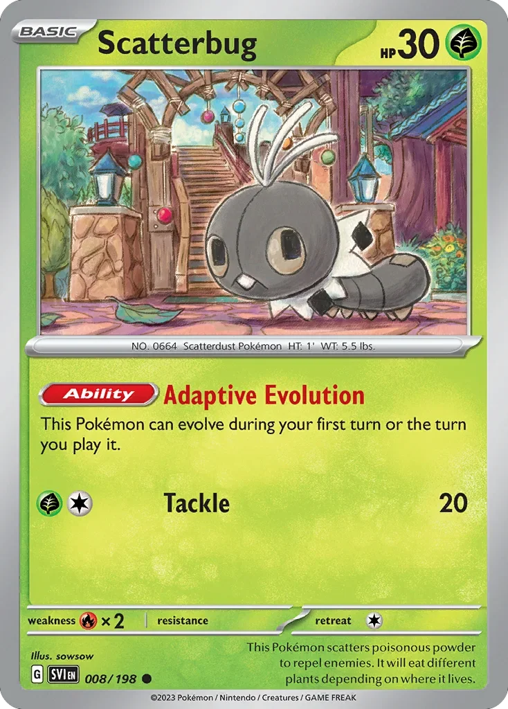 008/198 from Scarlet & Violet Common Pokemon Card