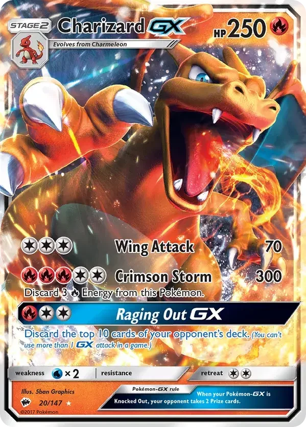20/147 from Burning Shadows Ultra Rare Pokemon Card