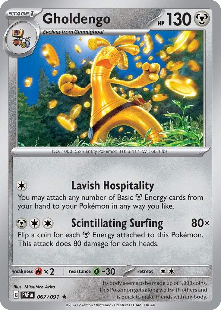 067/091 from Paldean Fates Rare Pokemon Card