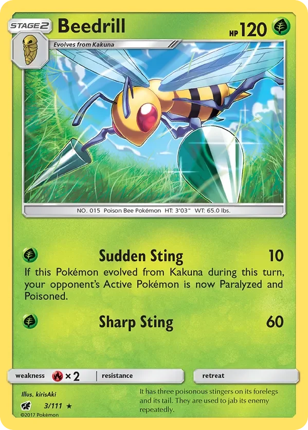 3/111 from Crimson Invasion Rare Pokemon Card