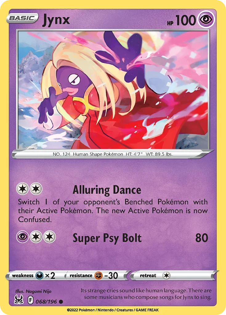 068/196 from Lost Origin Common Pokemon Card
