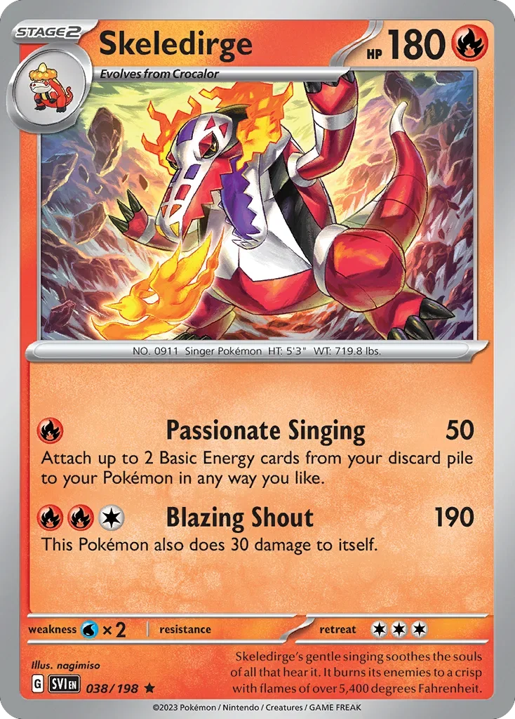 038/198 from Scarlet & Violet Rare Pokemon Card