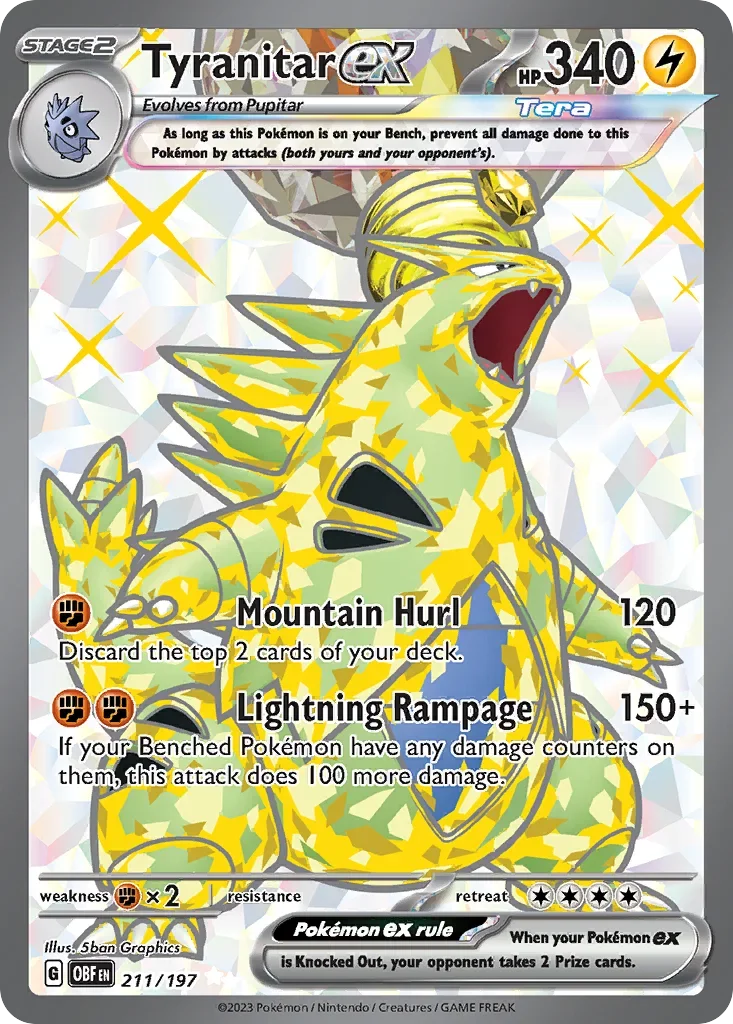 211/197 from Obsidian Flames Ultra Rare Pokemon Card