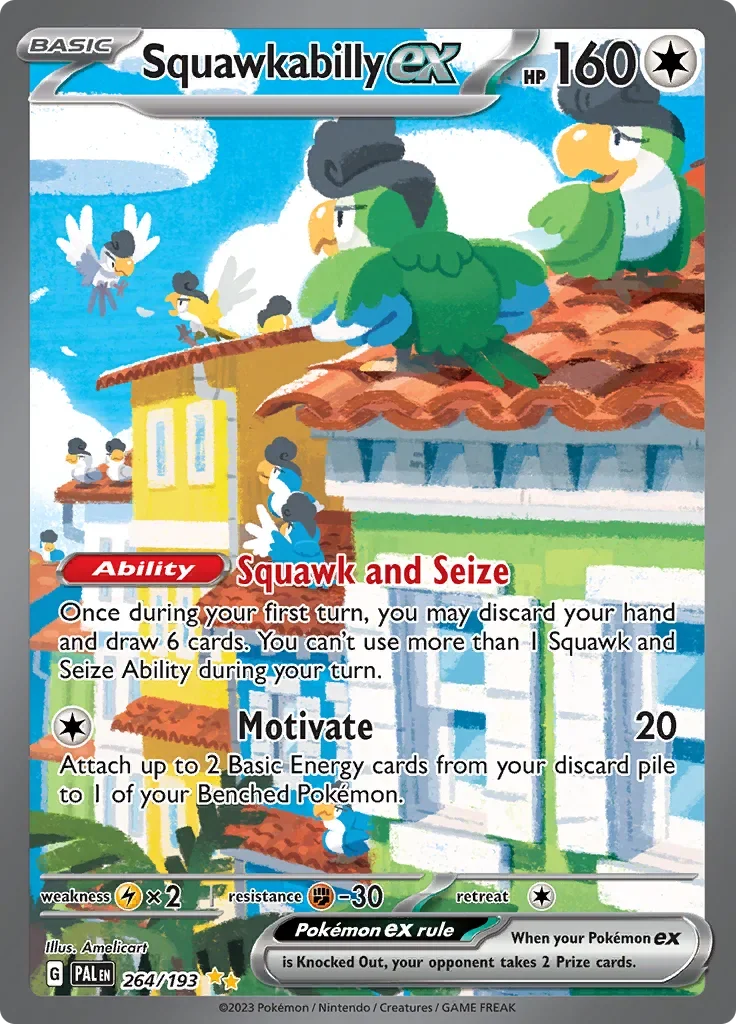 264/193 from Paldea Evolved Special Illustration Rare Pokemon Card