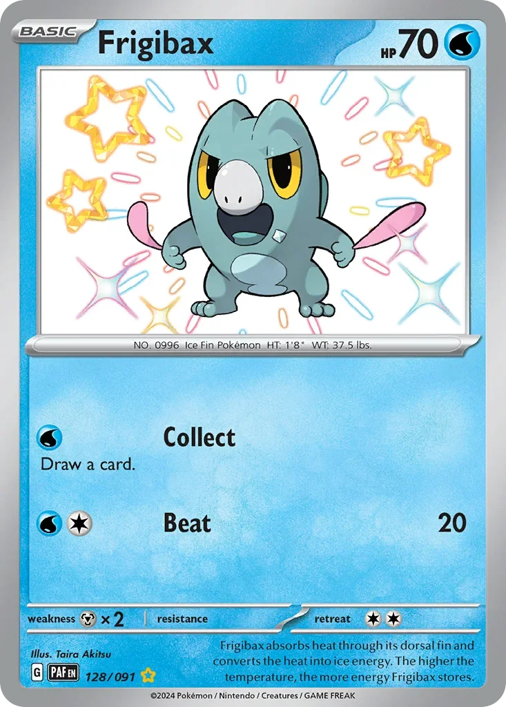 128/091 from Paldean Fates Shiny Rare Pokemon Card