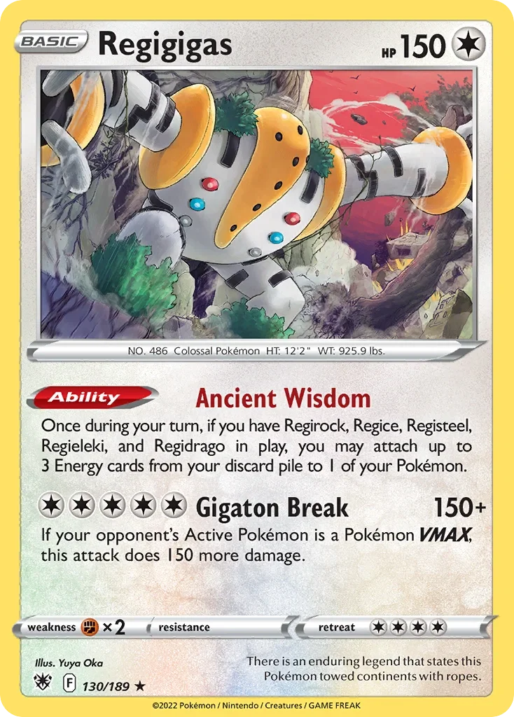 130/189 from Astral Radiance Holo Rare Pokemon Card