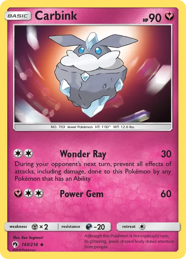 143/214 from Lost Thunder Uncommon Pokemon Card