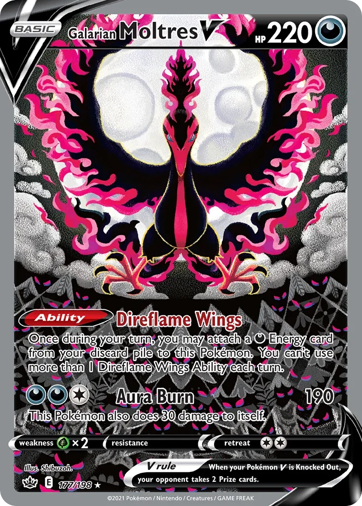 177/198 from Chilling Reign Alternate Art Pokemon Card