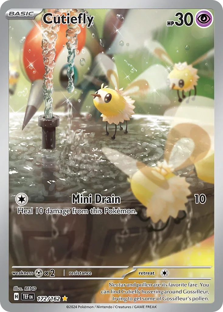 172/162 from Temporal Forces Illustration Rare Pokemon Card