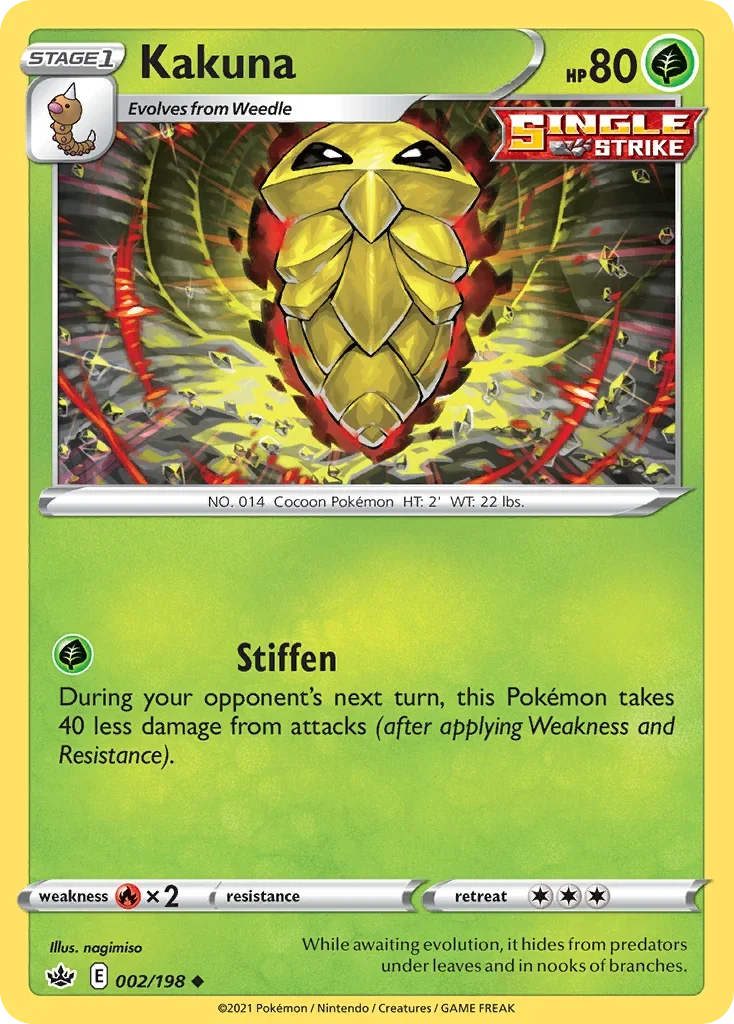 002/198 from Chilling Reign Uncommon Pokemon Card
