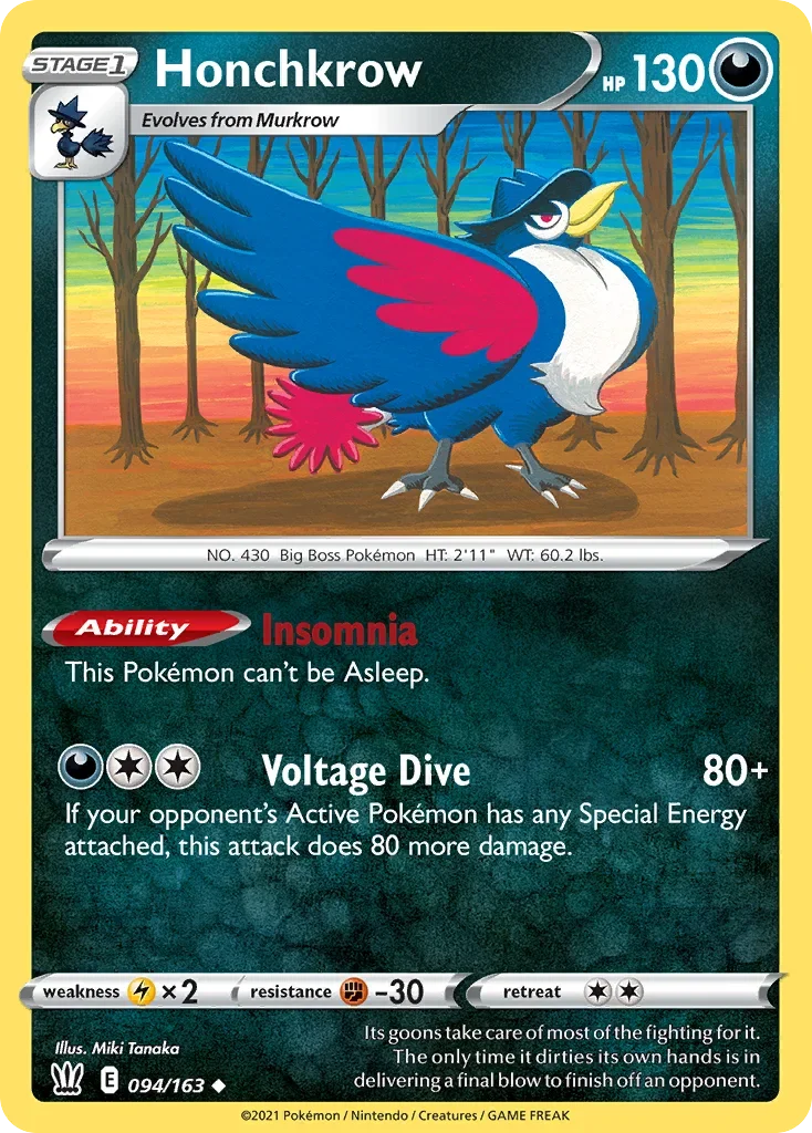 094/163 from Battle Styles Uncommon Pokemon Card