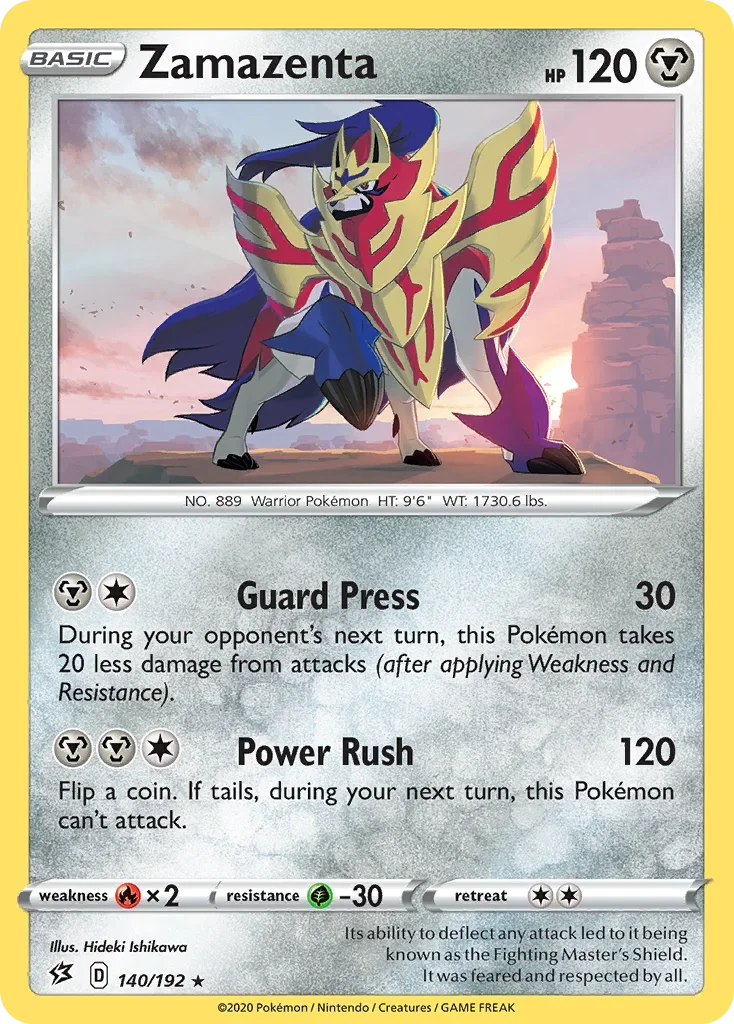 140/192 from Rebel Clash Rare Pokemon Card