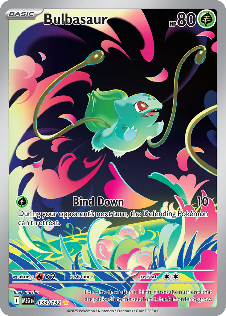 133/132 from Mega Evolution illustration-rare