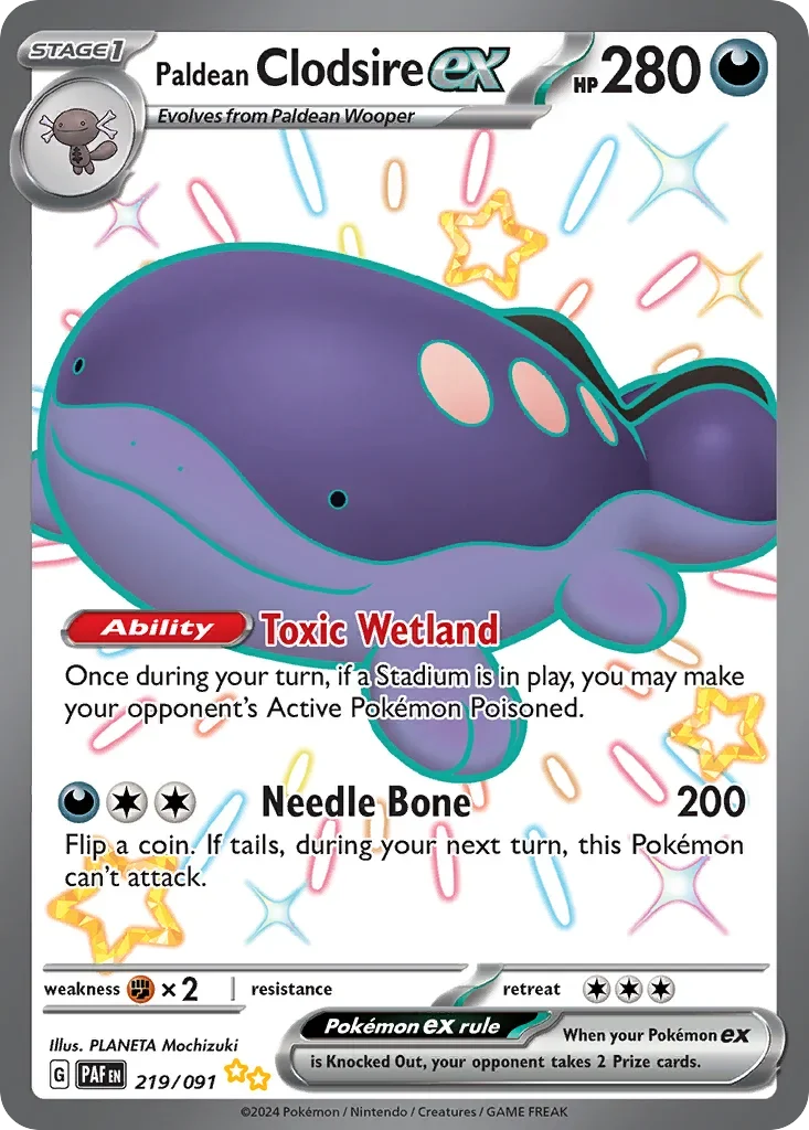 219/091 from Paldean Fates Shiny Ultra Rare Pokemon Card