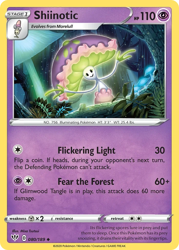 080/189 from Darkness Ablaze Uncommon Pokemon Card