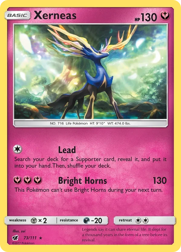 73/111 from Crimson Invasion Holo Rare Pokemon Card