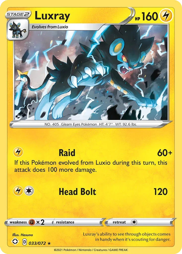 033/072 from Shining Fates Holo Rare Pokemon Card
