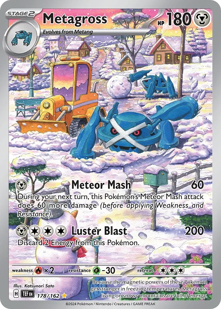 178/162 from Temporal Forces Illustration Rare Pokemon Card