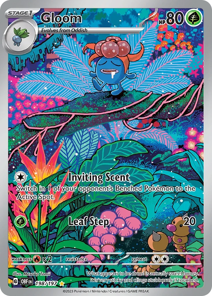 198/197 from Obsidian Flames Illustration Rare Pokemon Card