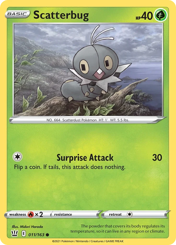 011/163 from Battle Styles Common Pokemon Card