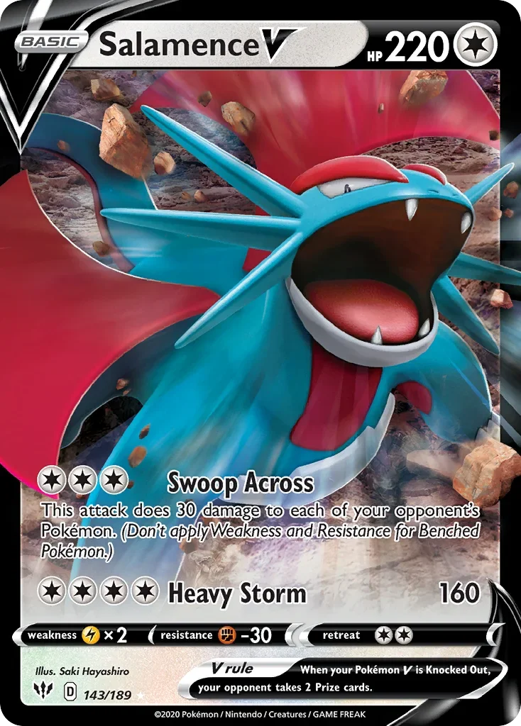 143/189 from Darkness Ablaze Ultra Rare Pokemon Card