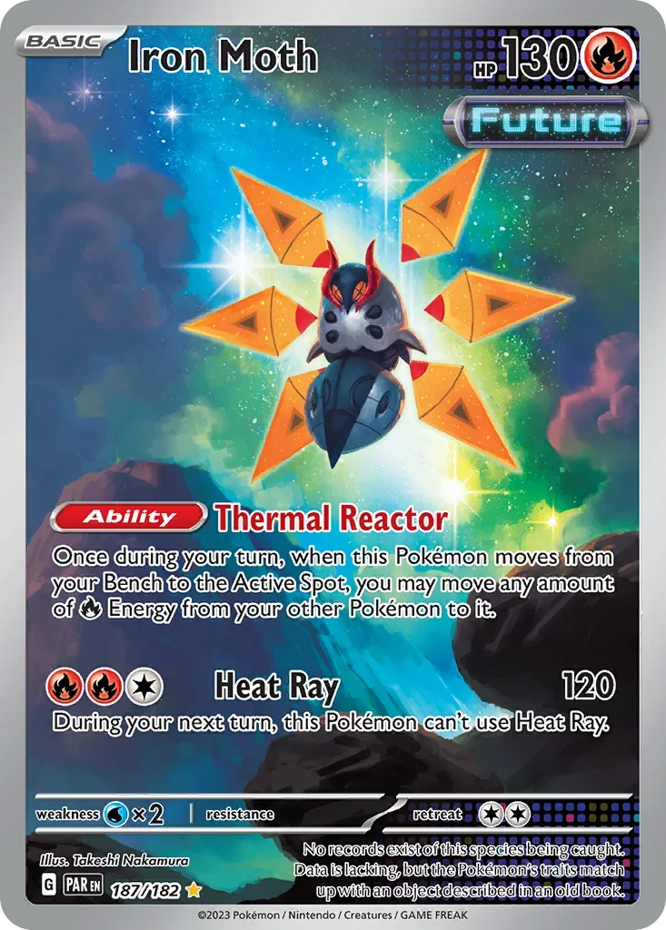 187/182 from Paradox Rift Illustration Rare Pokemon Card