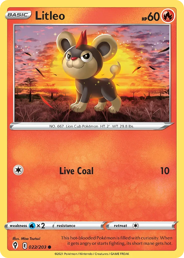 022/203 from Evolving Skies Common Pokemon Card