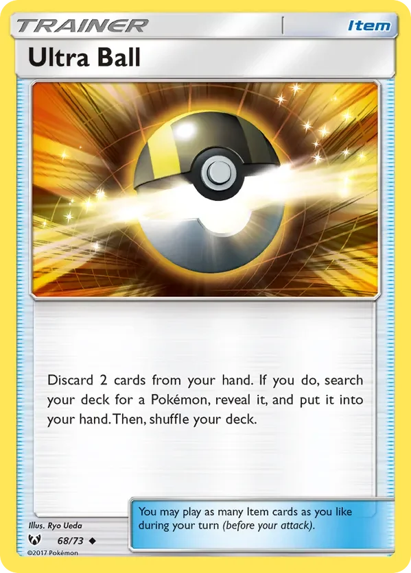 68/73 from Shining Legends Uncommon Trainer Card