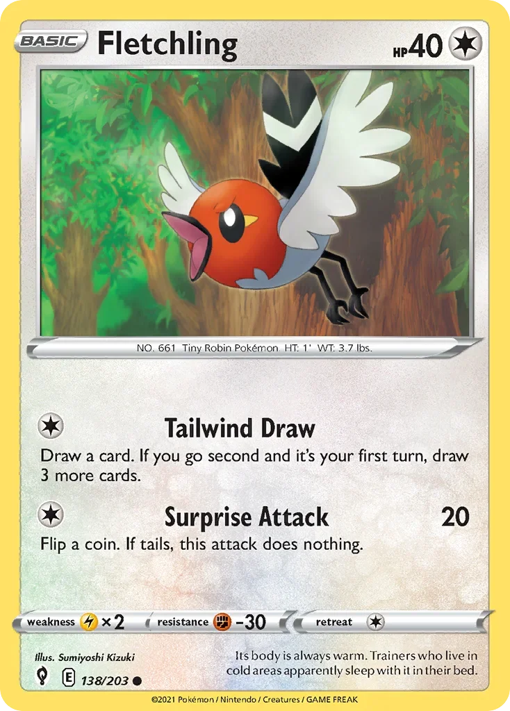 138/203 from Evolving Skies Common Pokemon Card