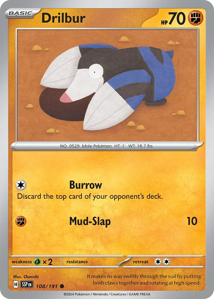 108/191 from Surging Sparks Card List Common Pokemon Card