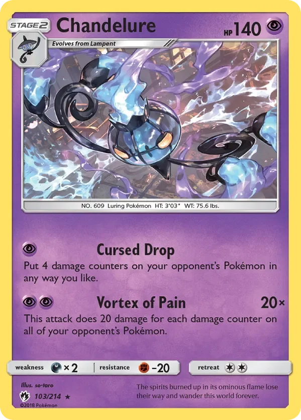 103/214 from Lost Thunder Holo Rare Pokemon Card