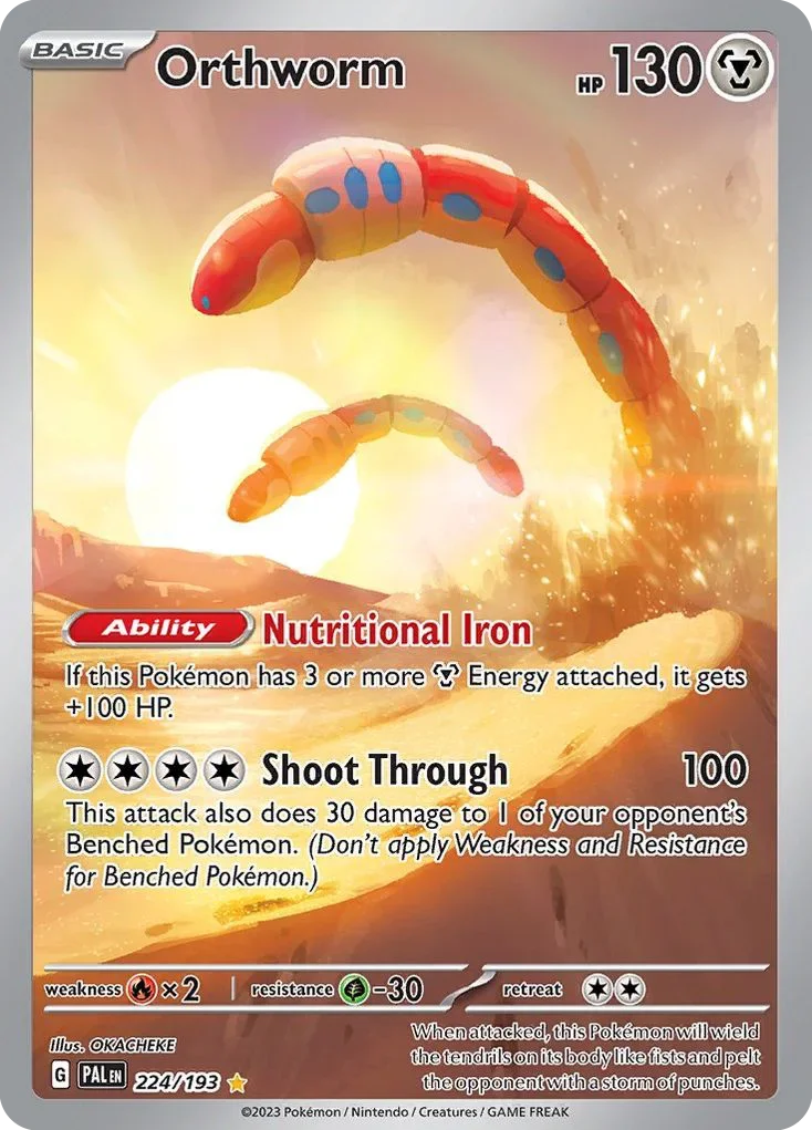 224/193 from Paldea Evolved Illustration Rare Pokemon Card