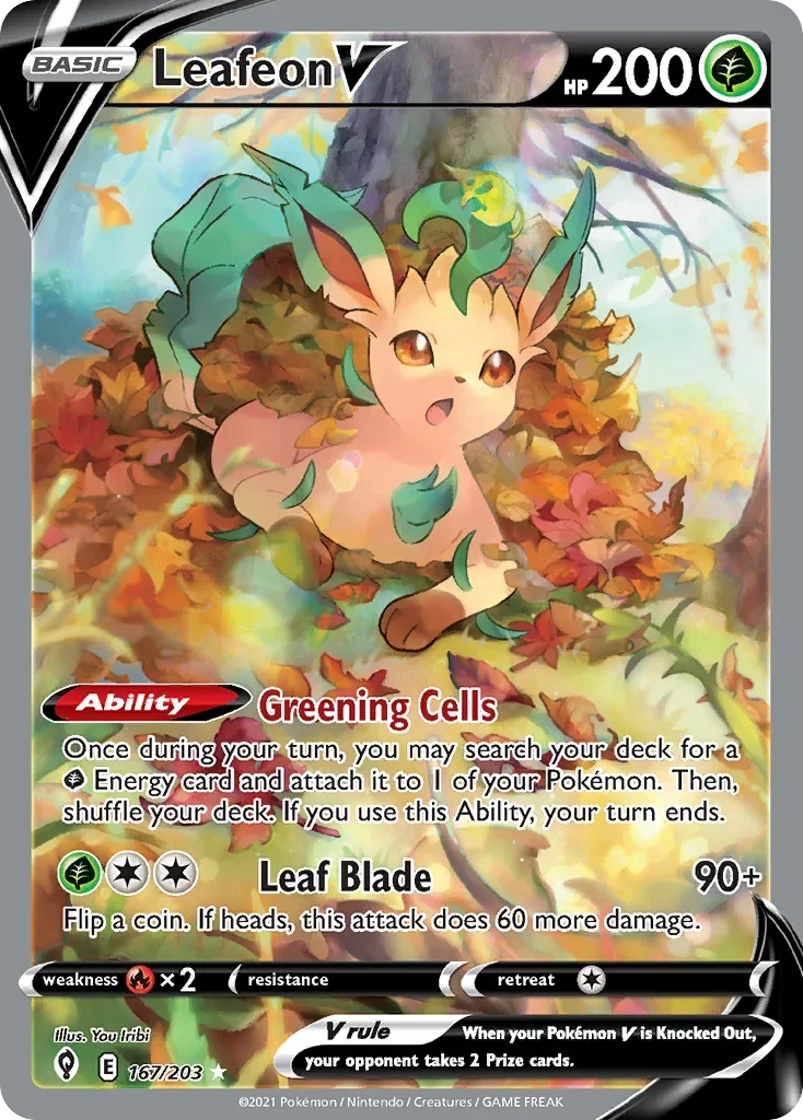 167/203 from Evolving Skies Alternate Art Pokemon Card