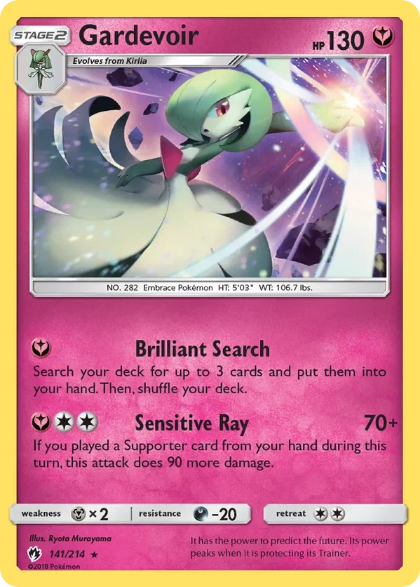 141/214 from Lost Thunder Holo Rare Pokemon Card