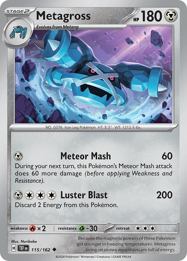 115/162 from Temporal Forces Uncommon Pokemon Card