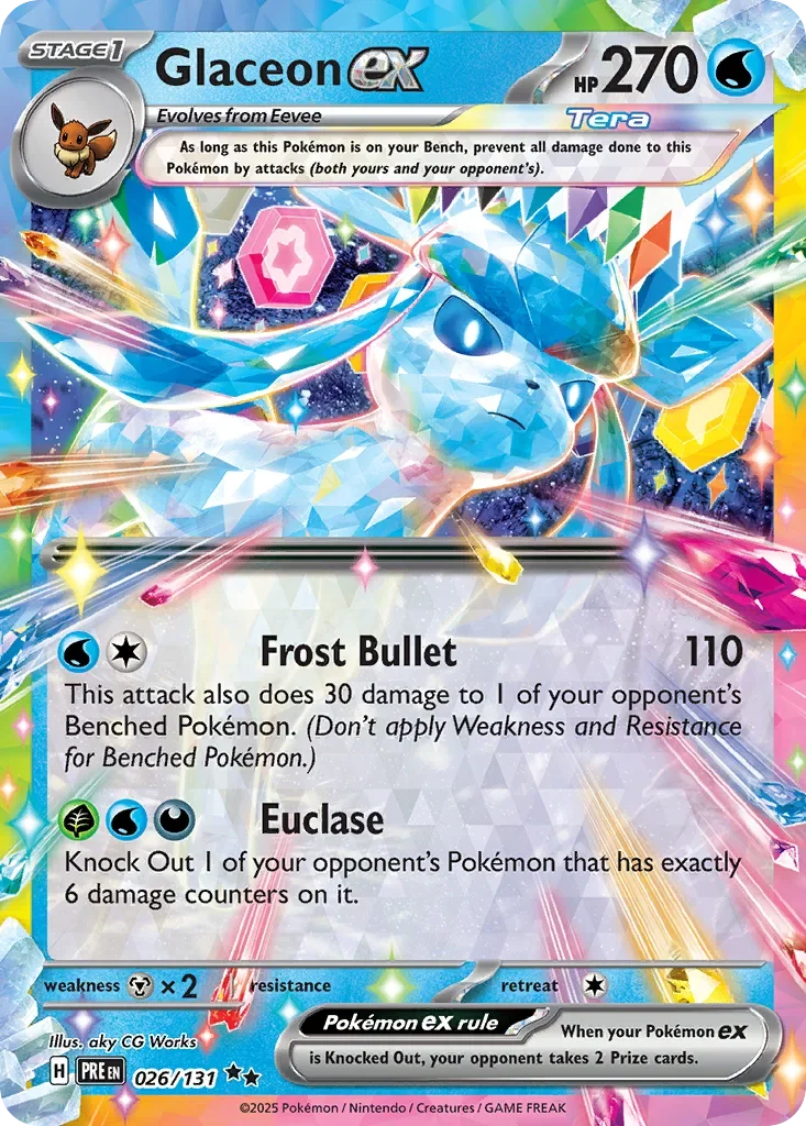 026/131 from Prismatic Evolutions Card List Double Rare Pokemon Card