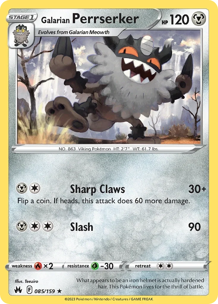 085/159 from Crown Zenith Rare Pokemon Card